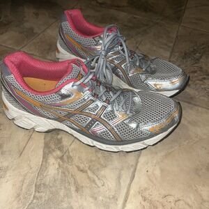 Asics Womens Gel Equation T3F6N Silver Running Shoes Sneakers Size 10
